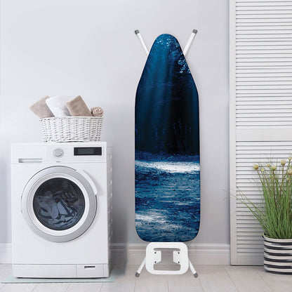 Night Forest And Moonlight Print Ironing Board Cover