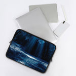 Night Forest And Moonlight Print Laptop Sleeve