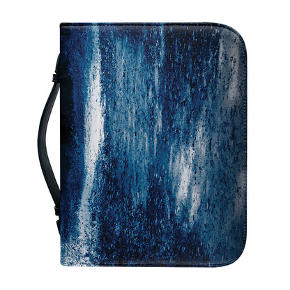 Night Forest And Moonlight Print Leather Bible Cover