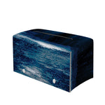 Night Forest And Moonlight Print Leather Tissue Box Cover