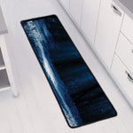 Night Forest And Moonlight Print Long Kitchen Mat