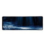 Night Forest And Moonlight Print Long Kitchen Mat