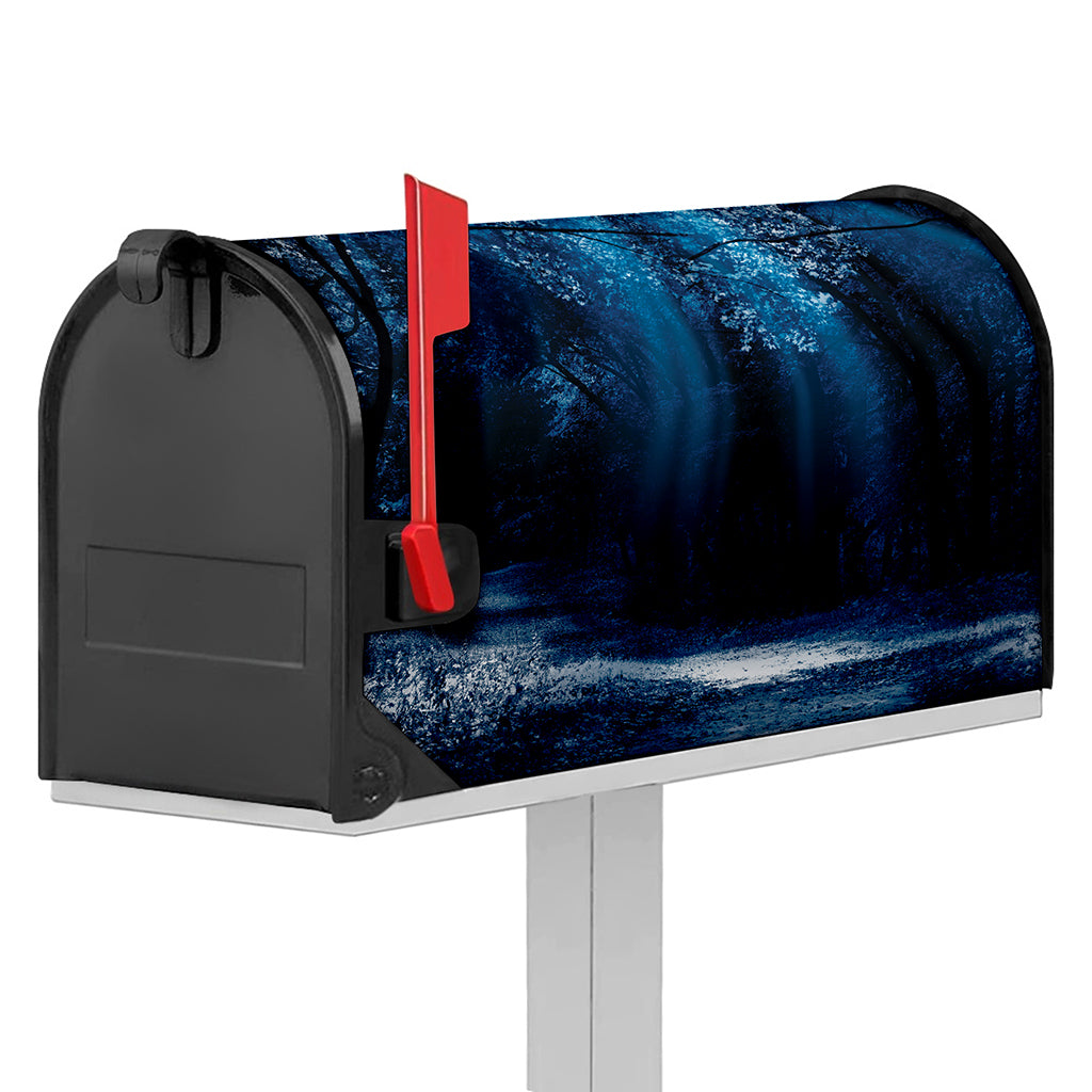 Night Forest And Moonlight Print Mailbox Cover