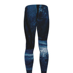 Night Forest And Moonlight Print Men's leggings