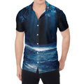 Night Forest And Moonlight Print Men's Shirt