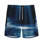 Night Forest And Moonlight Print Men's Sports Shorts