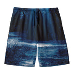 Night Forest And Moonlight Print Men's Swim Trunks