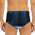 Night Forest And Moonlight Print Men's Triangle Swim Briefs