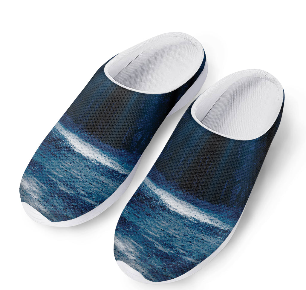 Night Forest And Moonlight Print Mesh Casual Shoes