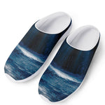 Night Forest And Moonlight Print Mesh Casual Shoes
