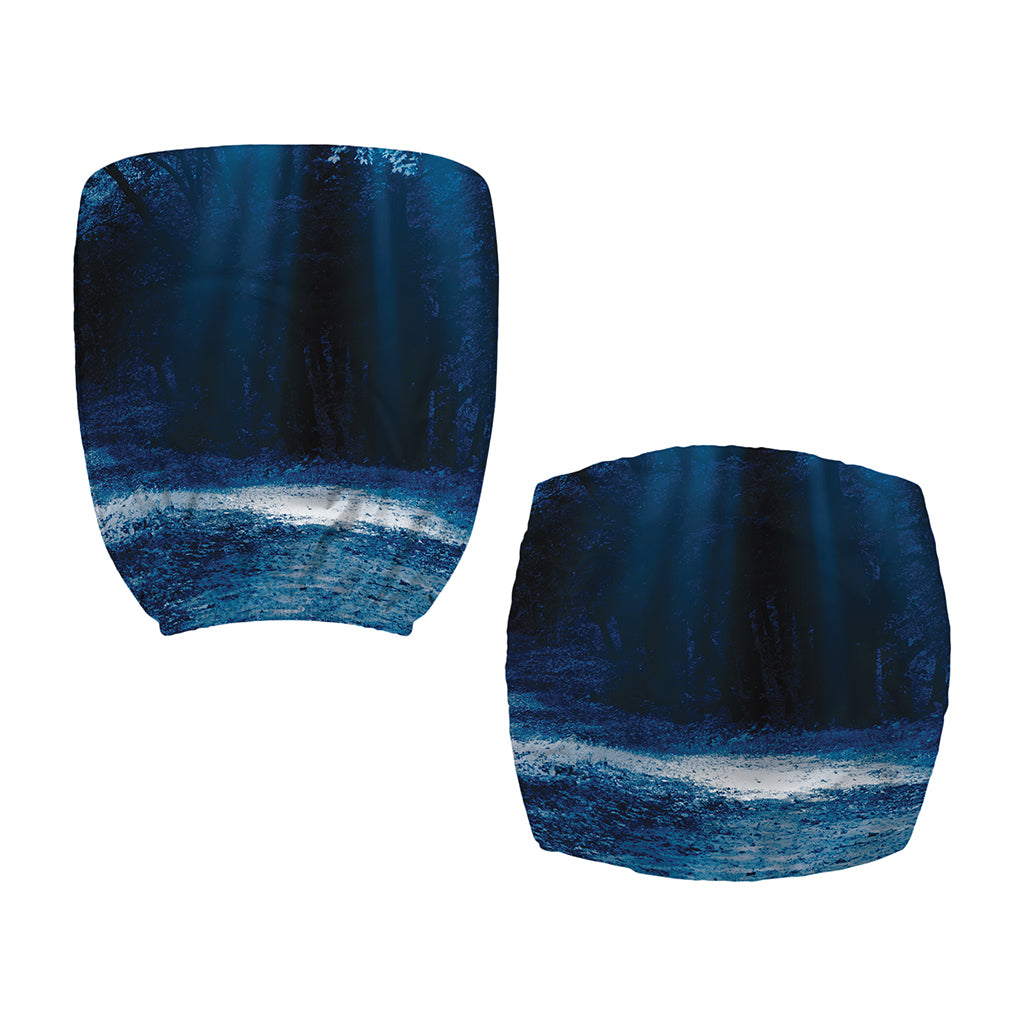 Night Forest And Moonlight Print Office Chair Cover