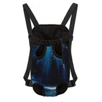 Night Forest And Moonlight Print Pet Carrier Backpack