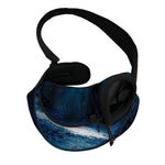 Night Forest And Moonlight Print Pet Sling Carrier