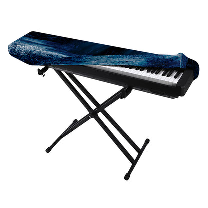 Night Forest And Moonlight Print Piano Keyboard Cover
