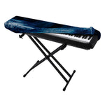 Night Forest And Moonlight Print Piano Keyboard Cover