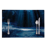 Night Forest And Moonlight Print Placemat