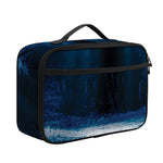 Night Forest And Moonlight Print Portable Lunch Bag