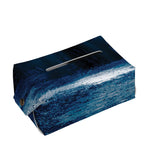 Night Forest And Moonlight Print Rectangle Tissue Box Cover
