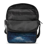 Night Forest And Moonlight Print Rectangular Crossbody Bag
