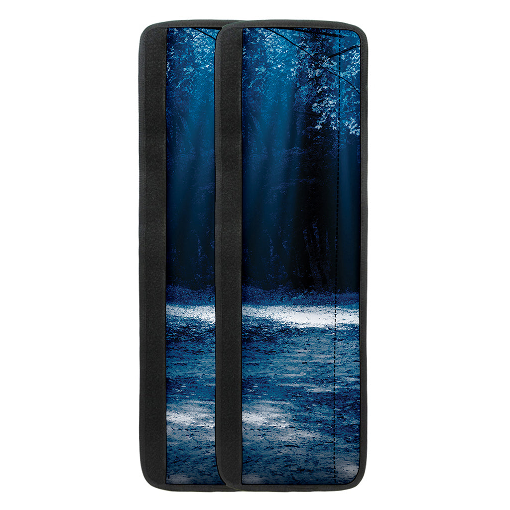 Night Forest And Moonlight Print Refrigerator Handle Covers