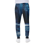 Night Forest And Moonlight Print Scuba Joggers