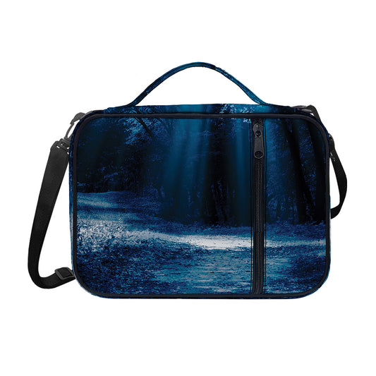 Night Forest And Moonlight Print Shoulder Strap Bible Bag