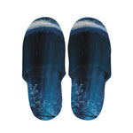Night Forest And Moonlight Print Slippers