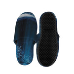 Night Forest And Moonlight Print Slippers