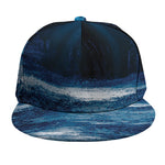 Night Forest And Moonlight Print Snapback Cap