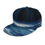 Night Forest And Moonlight Print Snapback Cap