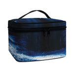 Night Forest And Moonlight Print Travel Makeup Bag
