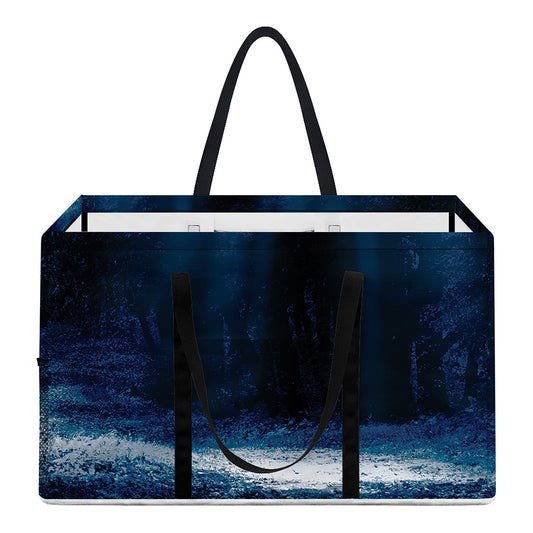 Night Forest And Moonlight Print Utility Tote Bag