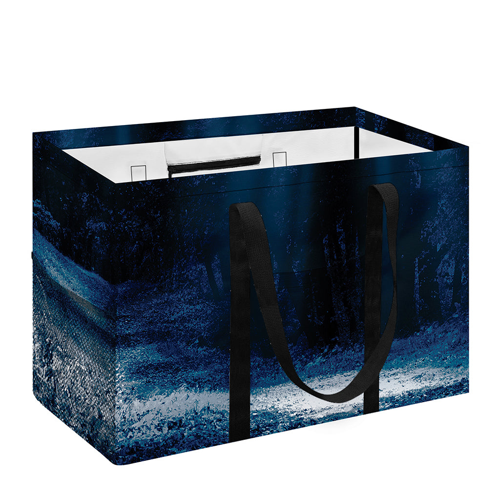 Night Forest And Moonlight Print Utility Tote Bag