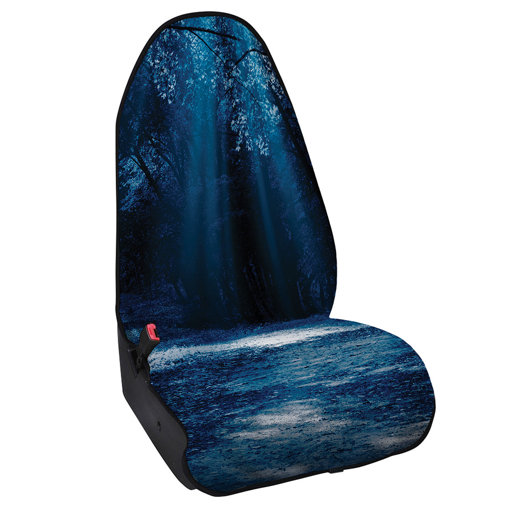 Night Forest And Moonlight Print Waterproof Car Seat Cover