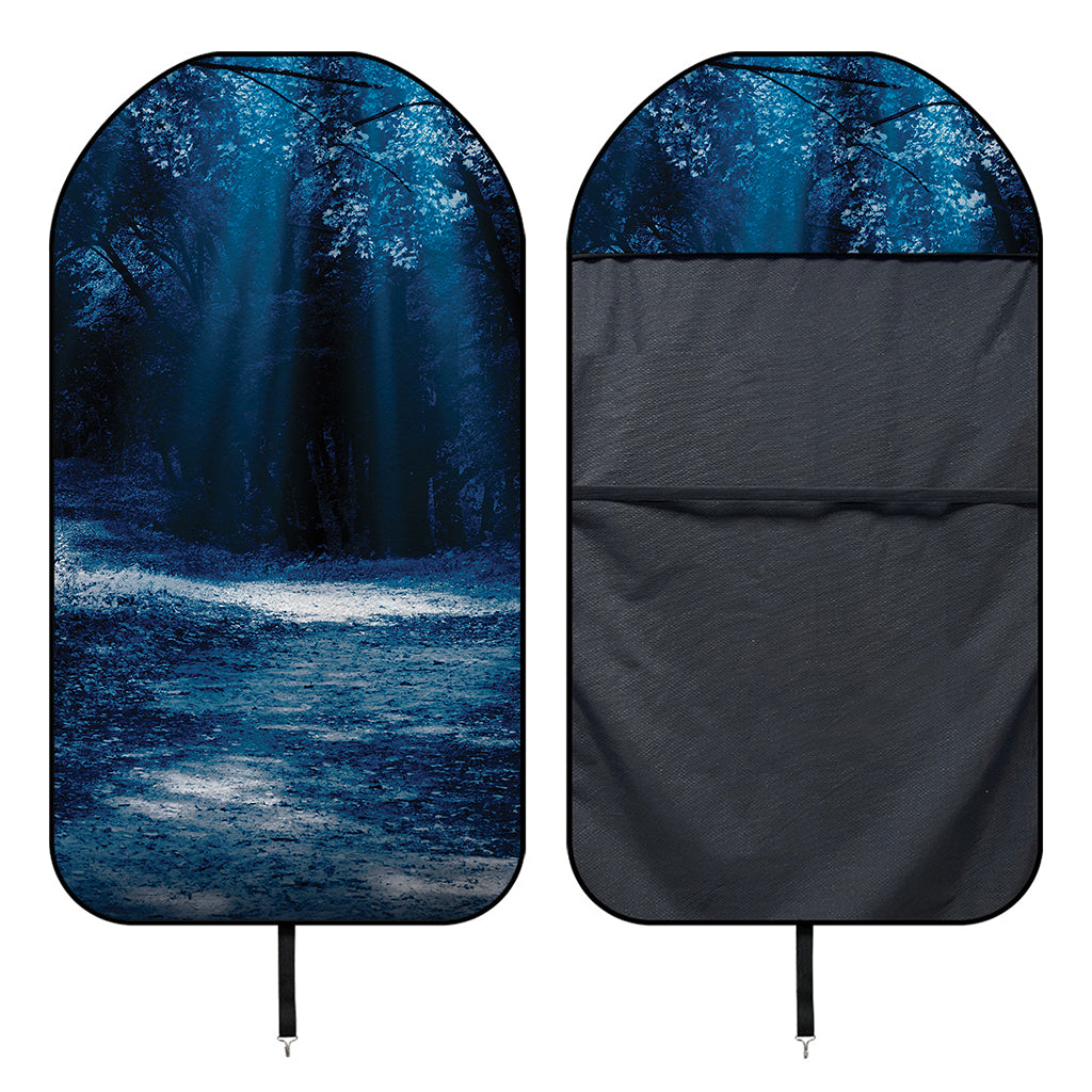 Night Forest And Moonlight Print Waterproof Car Seat Cover