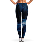 Night Forest And Moonlight Print Women's Leggings