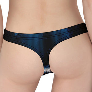 Night Forest And Moonlight Print Women's Thong