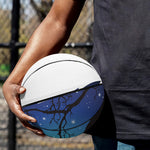 Night Forest Wolf Spirit Print Basketball