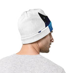 Night Forest Wolf Spirit Print Beanie