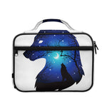 Night Forest Wolf Spirit Print Briefcase Bible Bag