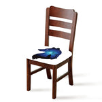 Night Forest Wolf Spirit Print Chair Cushion Cover