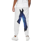 Night Forest Wolf Spirit Print Cotton Pants