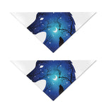 Night Forest Wolf Spirit Print Dog Bandana