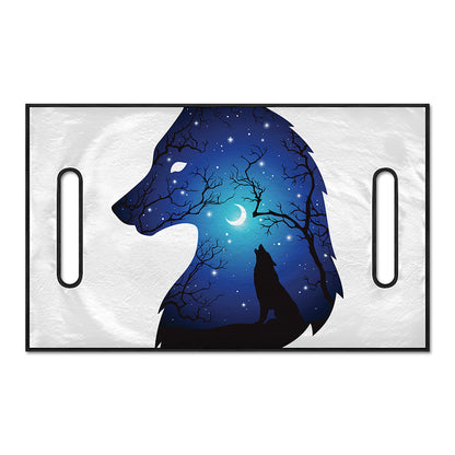 Night Forest Wolf Spirit Print Golf Cart Seat Cover