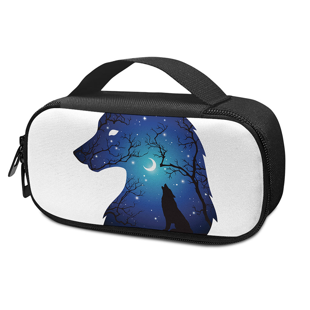 Night Forest Wolf Spirit Print Insulin Cooler Travel Case