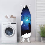 Night Forest Wolf Spirit Print Ironing Board Cover