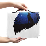 Night Forest Wolf Spirit Print Leather Bible Cover