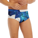 Night Forest Wolf Spirit Print Men's Briefs