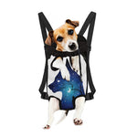 Night Forest Wolf Spirit Print Pet Carrier Backpack