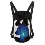 Night Forest Wolf Spirit Print Pet Carrier Backpack